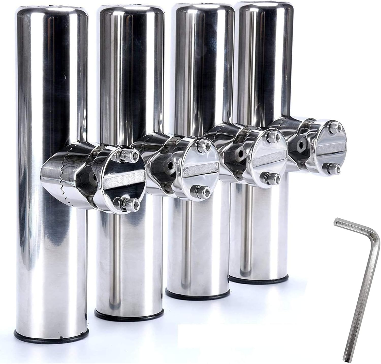 Stainless Clamp Rod Holder Ste - Fishing Rod Holder reseña y precio