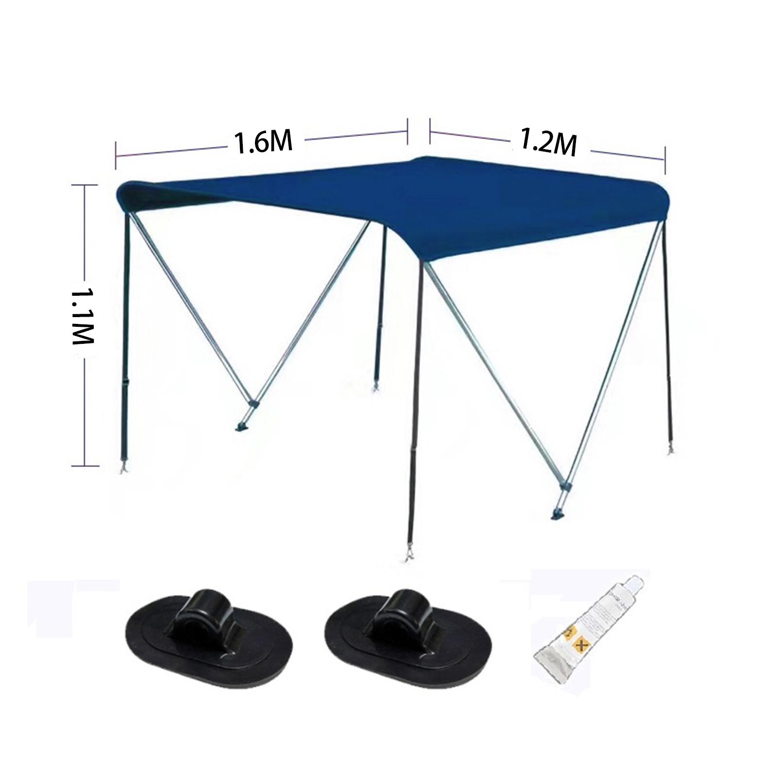Inflatable Boat Canopy with Su - Fishing Rod Boat reseña y precio