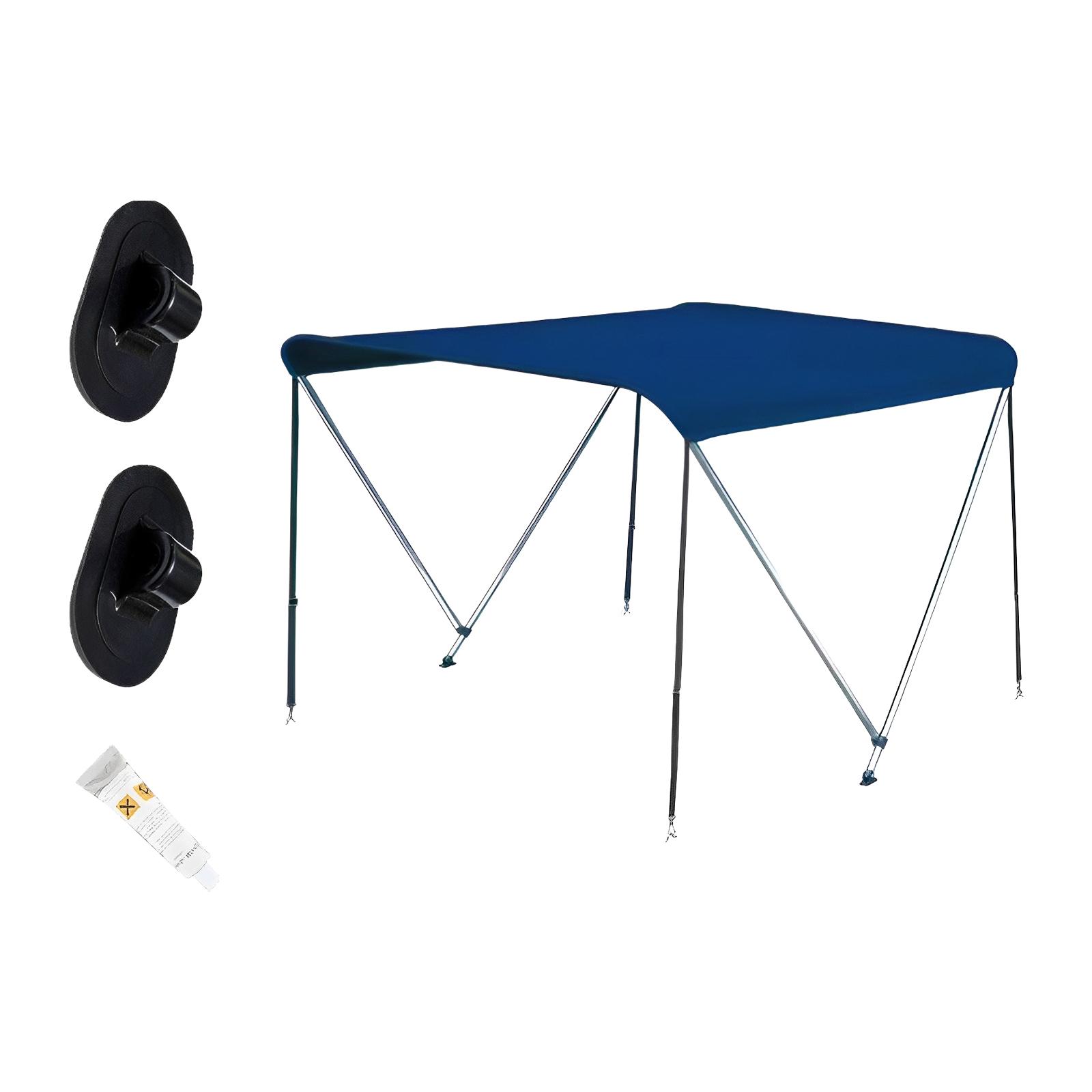 Inflatable Boat Canopy with Su - Fishing Rod Boat reseña y precio