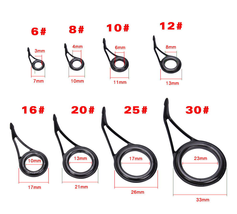 Fishing Rod Guide Ring Stainle - Fishing Rod Guide Replacement reseña y precio