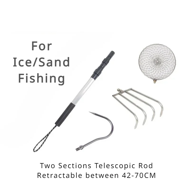 Stainless Steel Telescopic Rod - Fishing Rod Ice reseña y precio