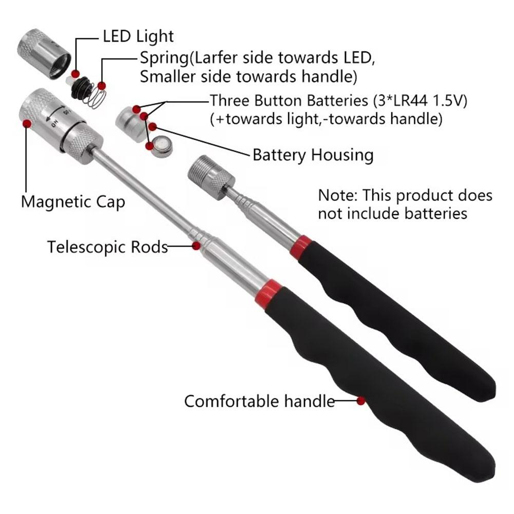 Telescopic Magnetic Pen with L - Fishing Rod Telescopic reseña y precio
