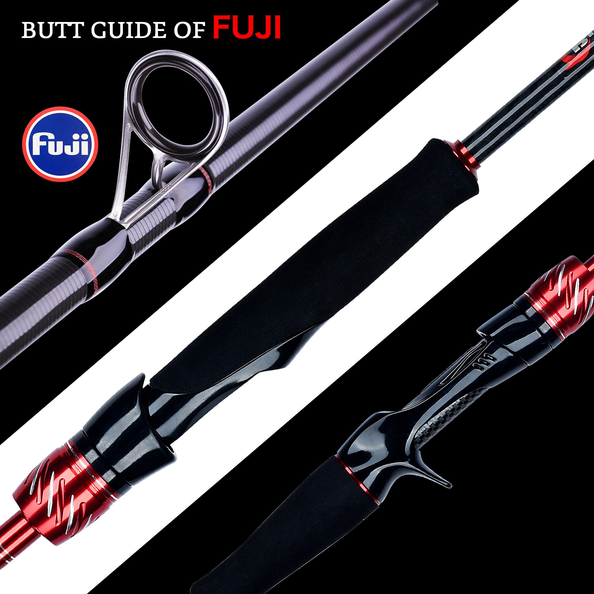 BIUTIFU Traveller Spinning Cas - Fishing Rod Surf reseña y precio