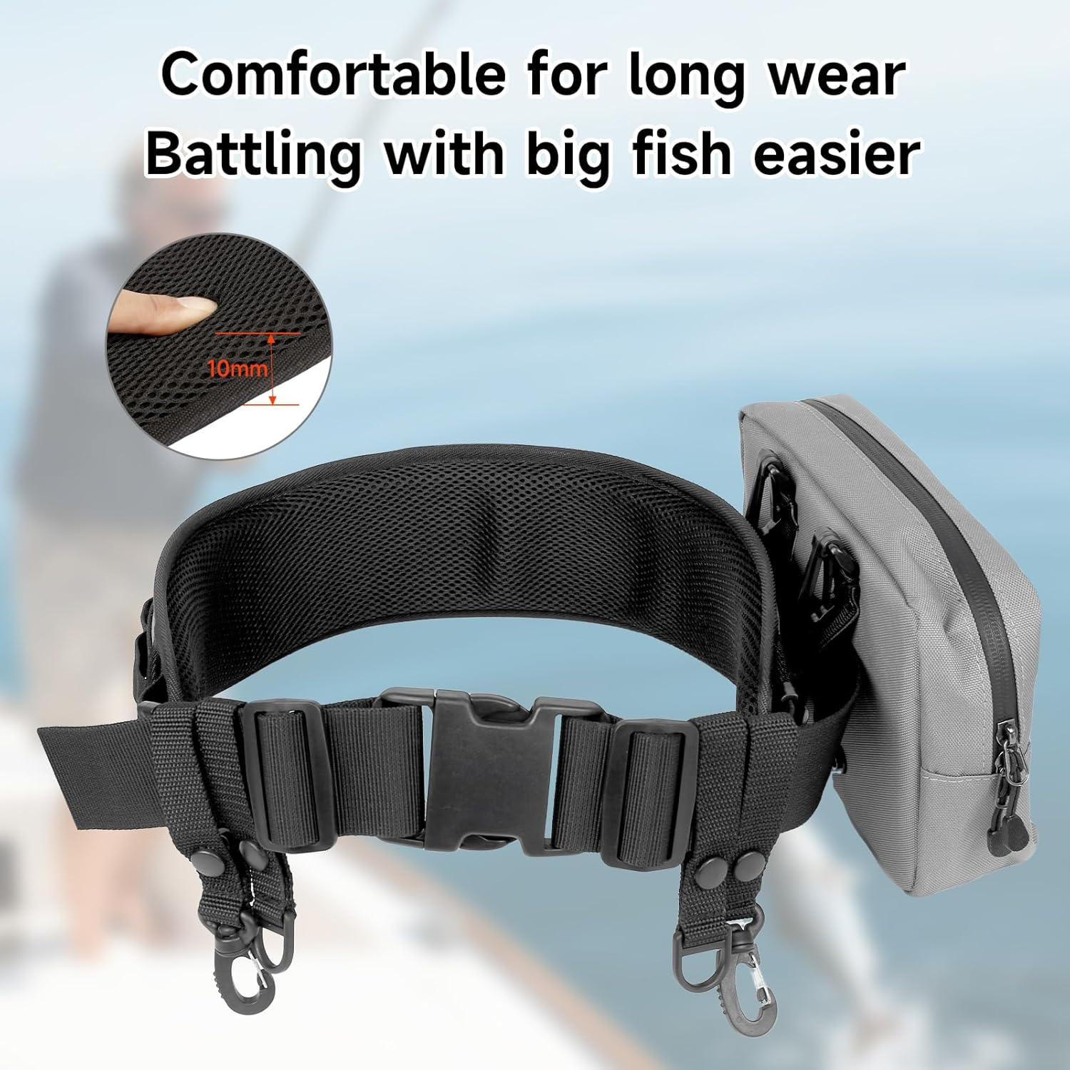 SANLIKE Fishing Belt Rod Holde - Fishing Rod Fly reseña y precio