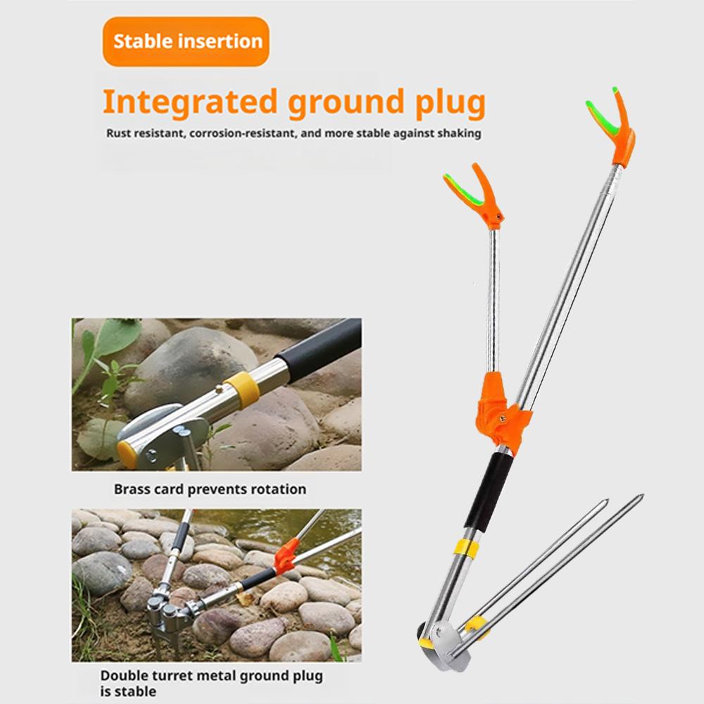 Ground Fishing Rod Stand Brack - Fishing Rod Case reseña y precio