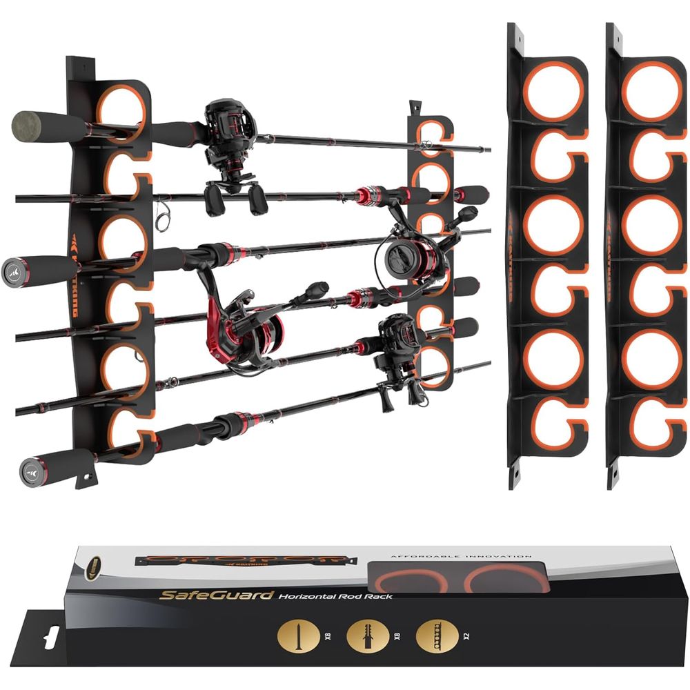 Rod Holder Organizer: Wall/Cei - Fishing Rod Combo reseña y precio