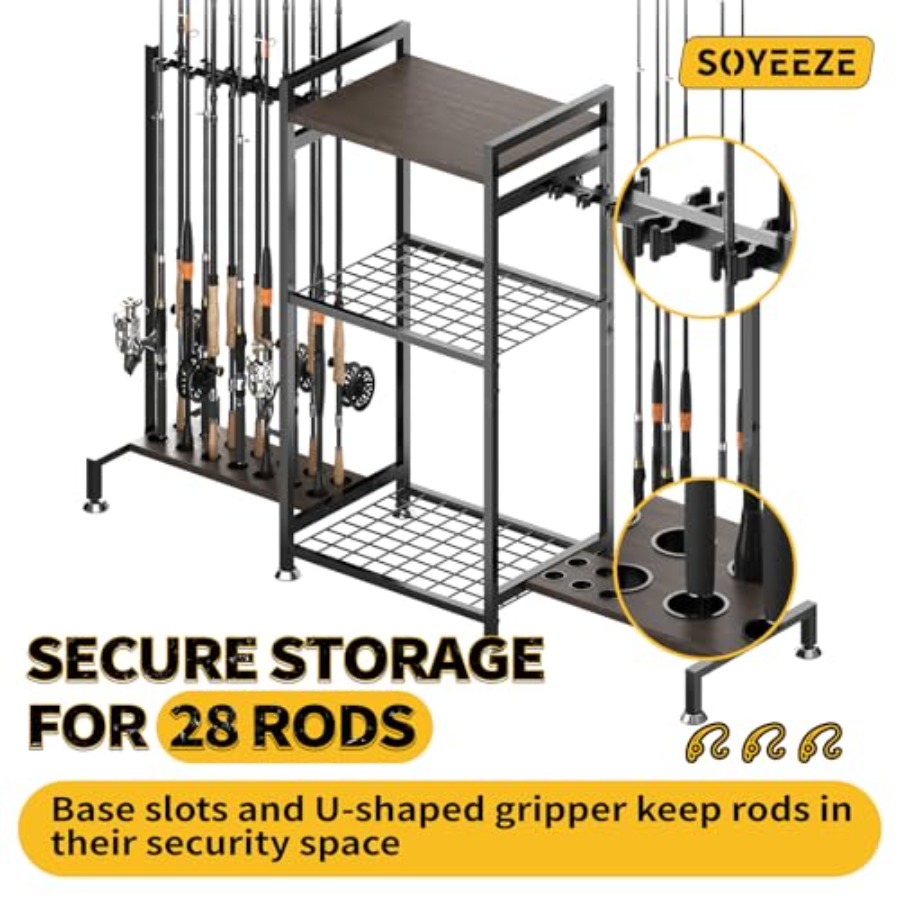 Fishing Rod Holder for Ground  - Fishing Rod Rack reseña y precio