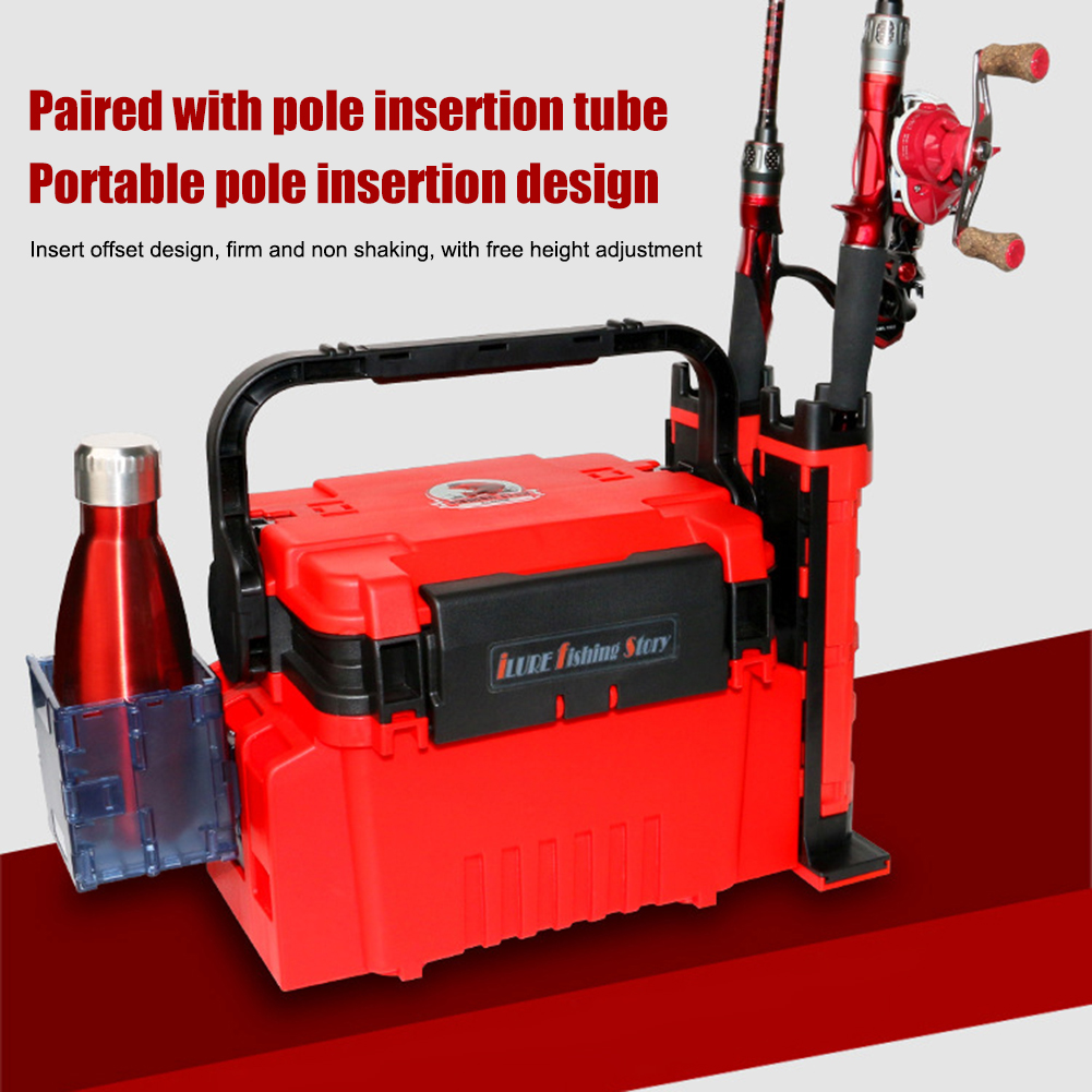 Portable Fishing Box Rod Stand - Fishing Rod Case reseña y precio