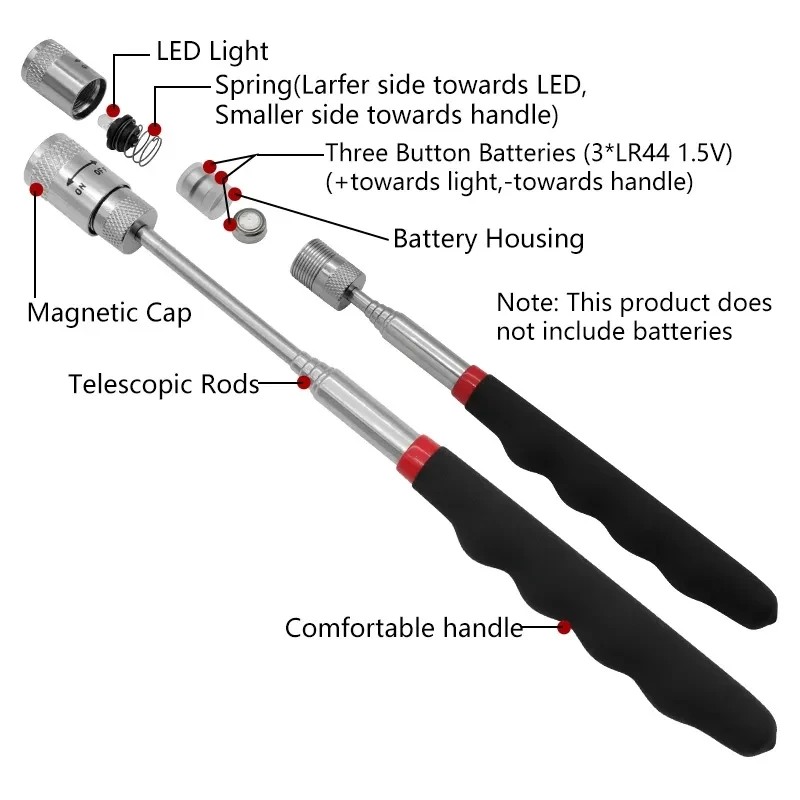 Telescopic Magnetic Pen Extend - Fishing Rod Telescopic reseña y precio