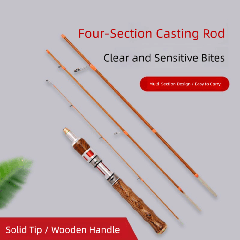 High Quality 4 Sections Spinni - Fishing Rod Carbon Fiber reseña y precio