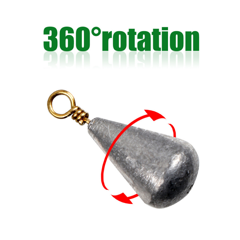 21PCSBoxed olive-shaped lead s - Fishing Rod Casting reseña y precio