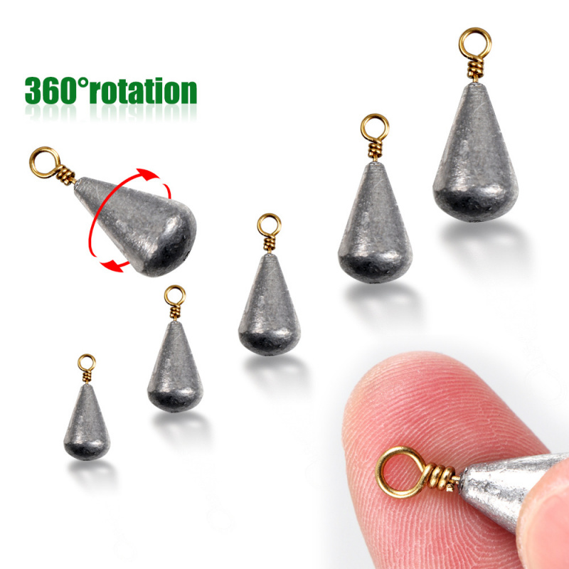 21PCSBoxed olive-shaped lead s - Fishing Rod Casting reseña y precio