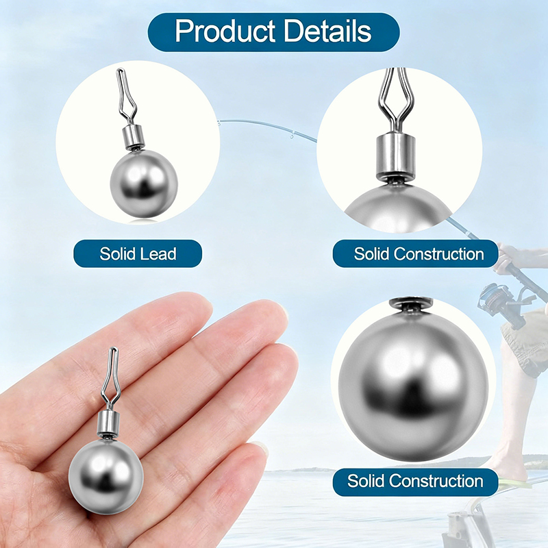 [TUODIAO] Round Drop Shot Sink - Fishing Rod Building Kit reseña y precio