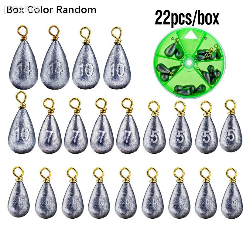 【TG150】22Pcs/Box Fishing Bait  - Fishing Rod Case reseña y precio