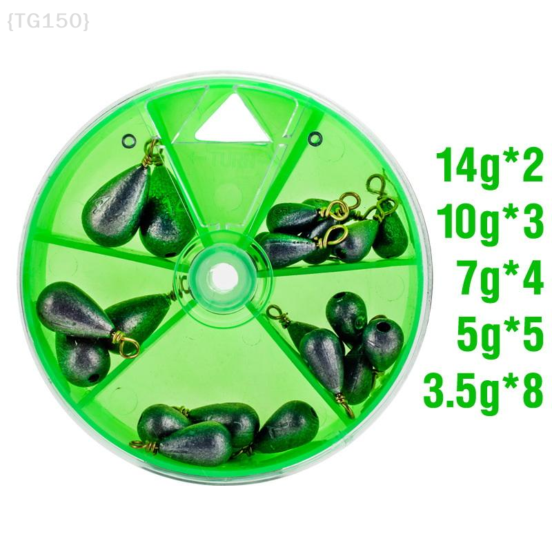 【TG150】22Pcs/Box Fishing Bait  - Fishing Rod Case reseña y precio
