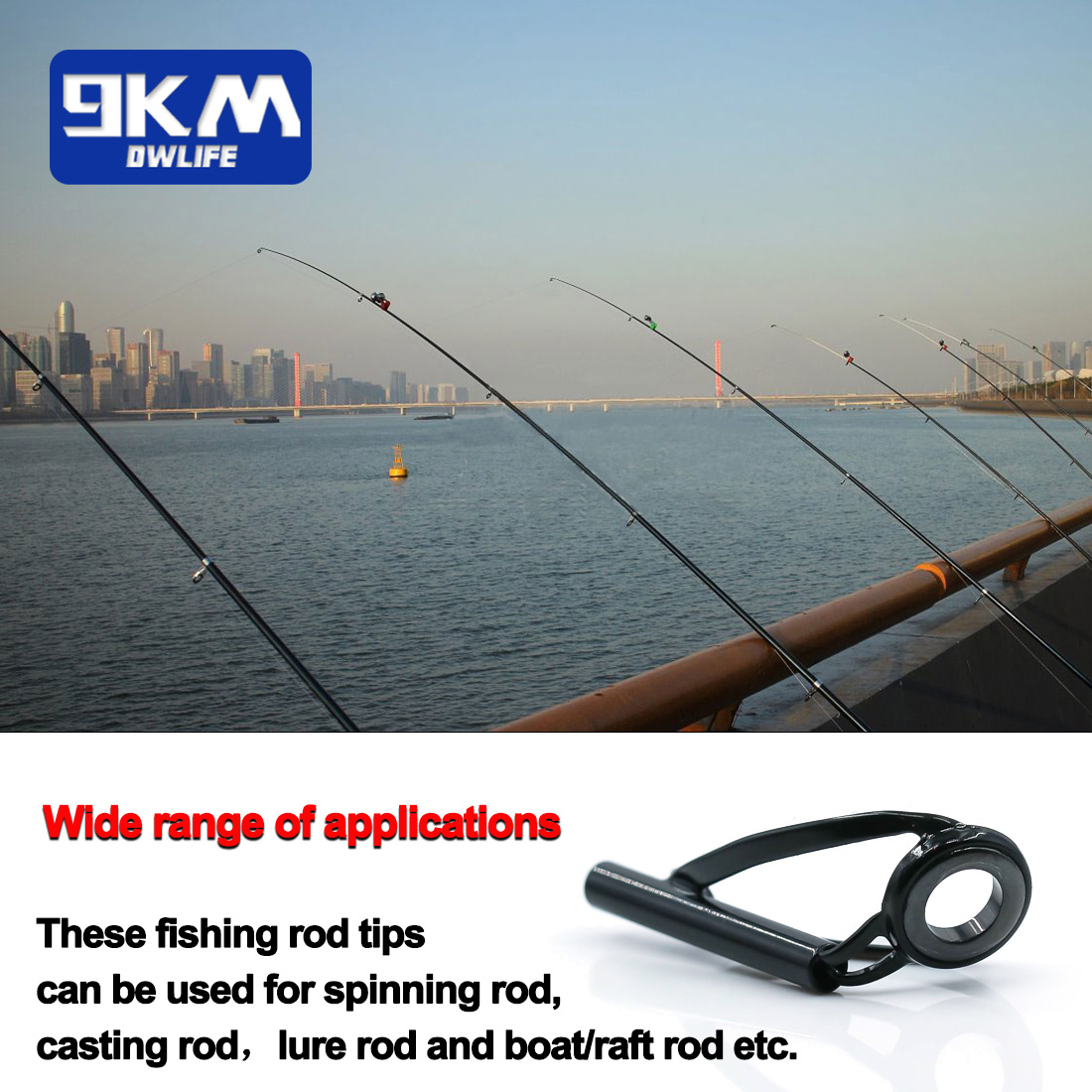 Fishing Rod Guide Tip Repair K - Fishing Rod Tip Replacement reseña y precio