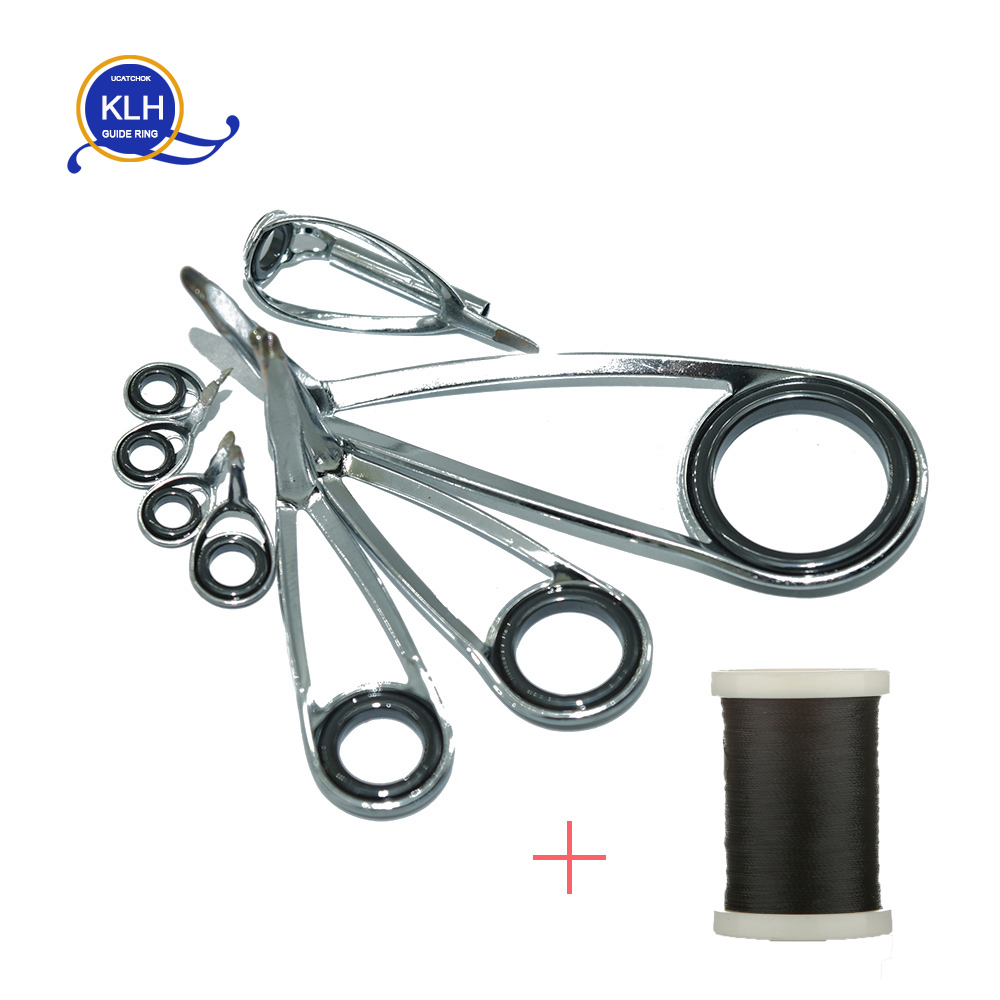 8pcs/Kit KLH Bracket Stainless - Fishing Rod Building Kit reseña y precio