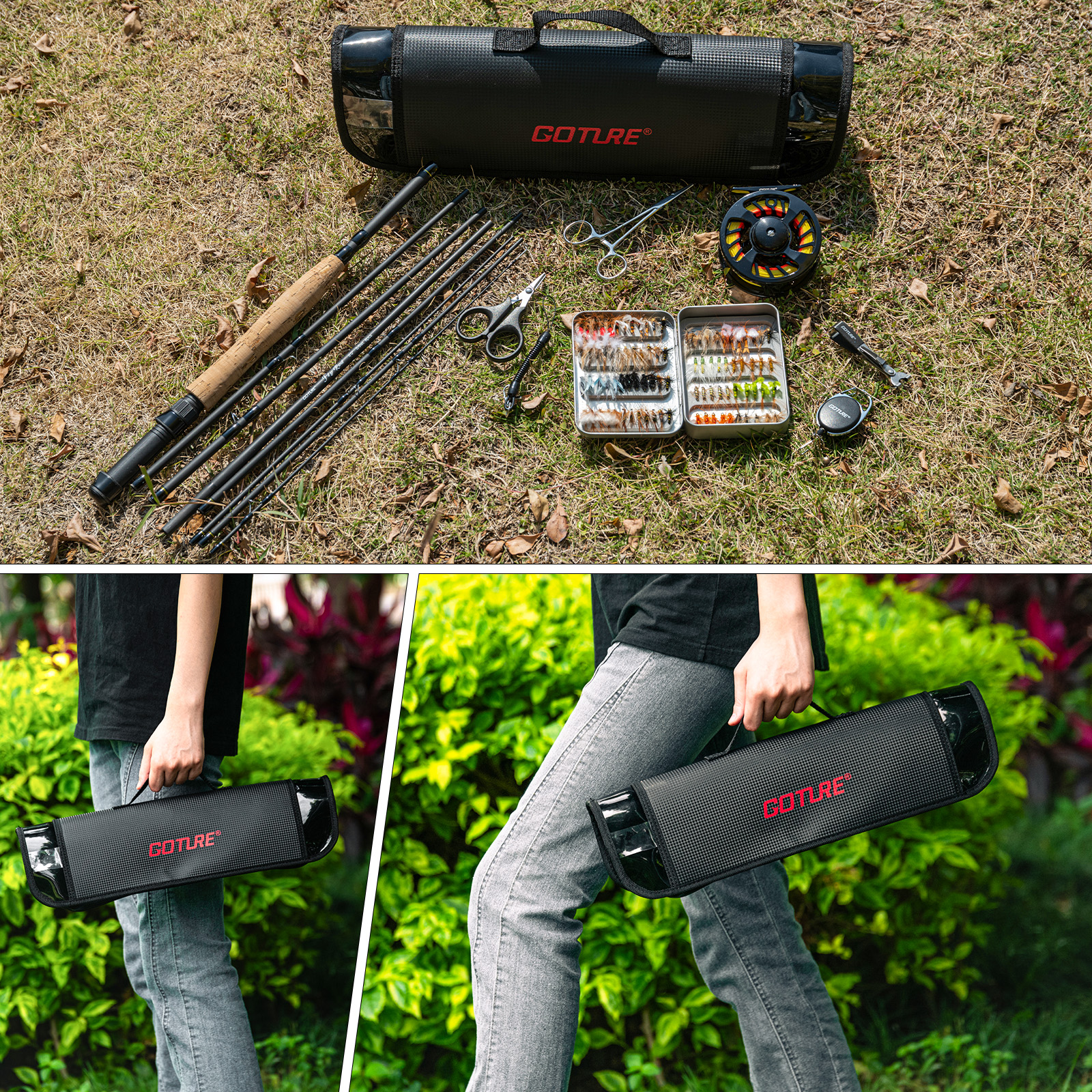 Goture Fly Fishing Rod and Ree - Fishing Rod Fly reseña y precio