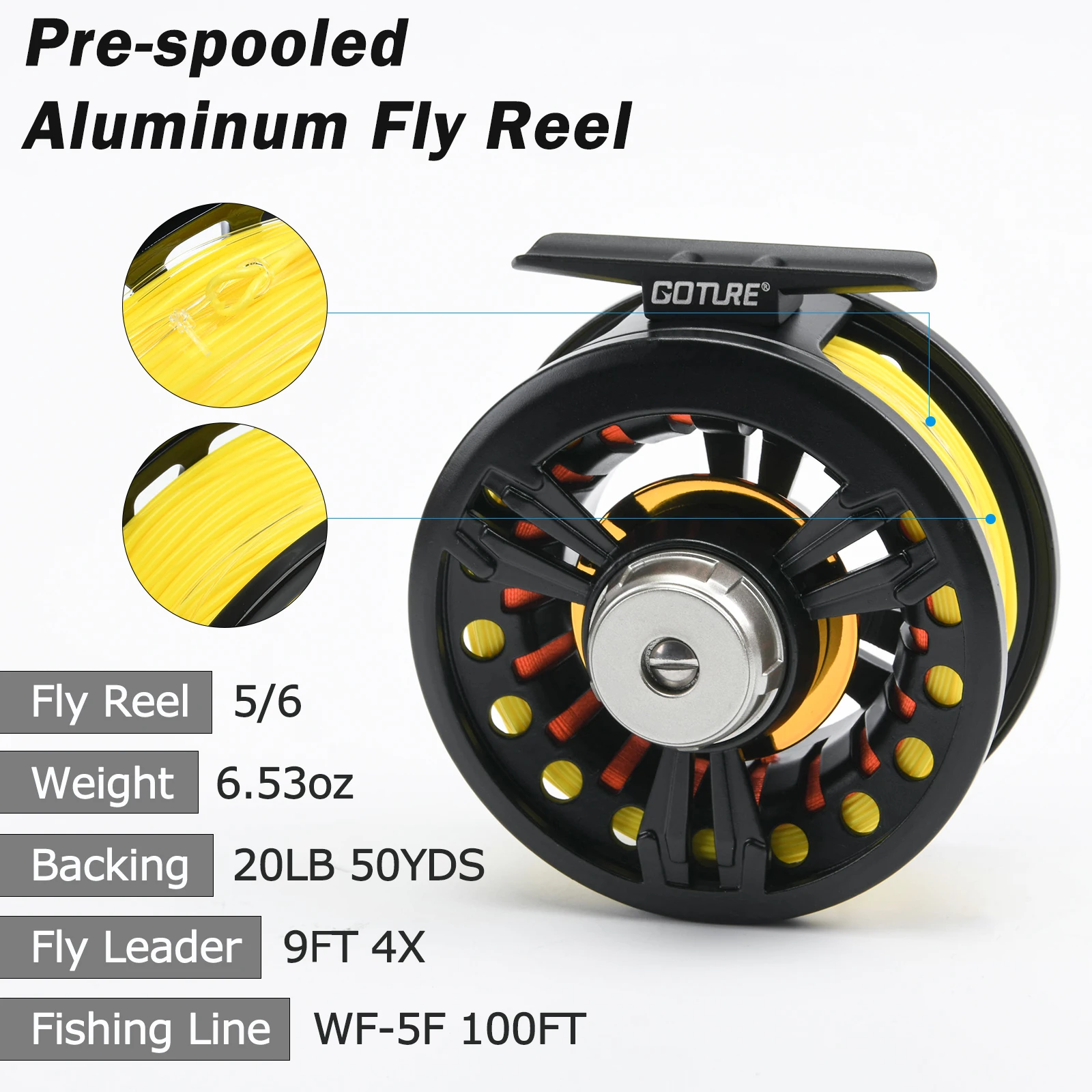 Goture Fly Fishing Rod and Ree - Fishing Rod Fly reseña y precio