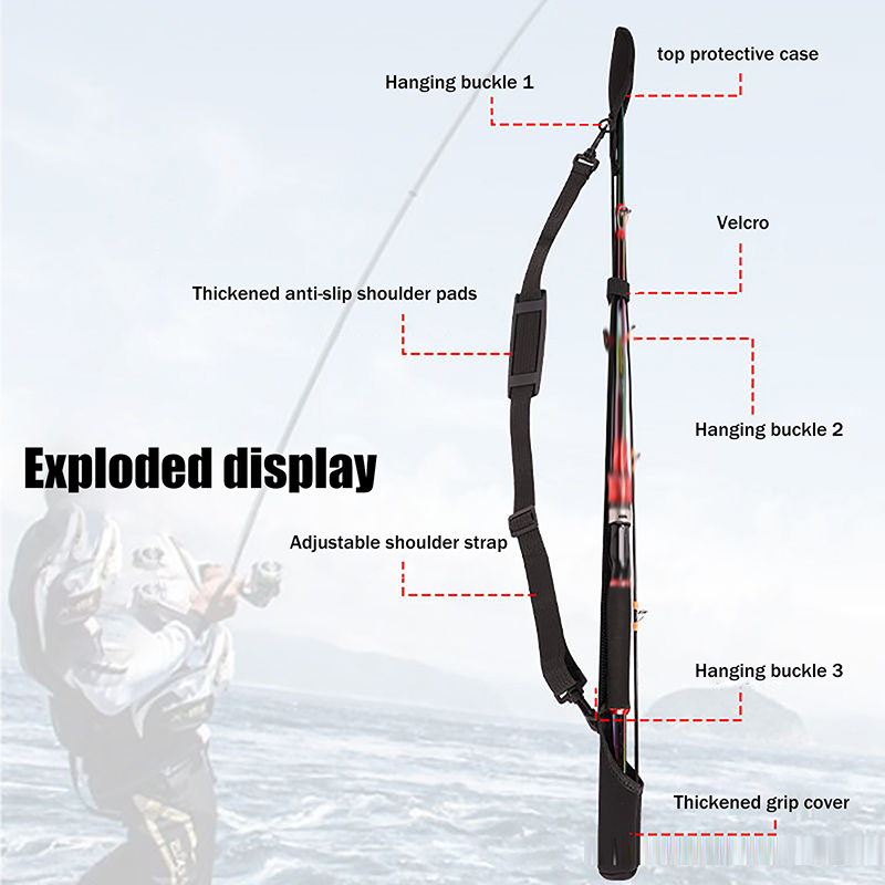 Adjustable Fishing Rod Storage - Fishing Rod Combo reseña y precio