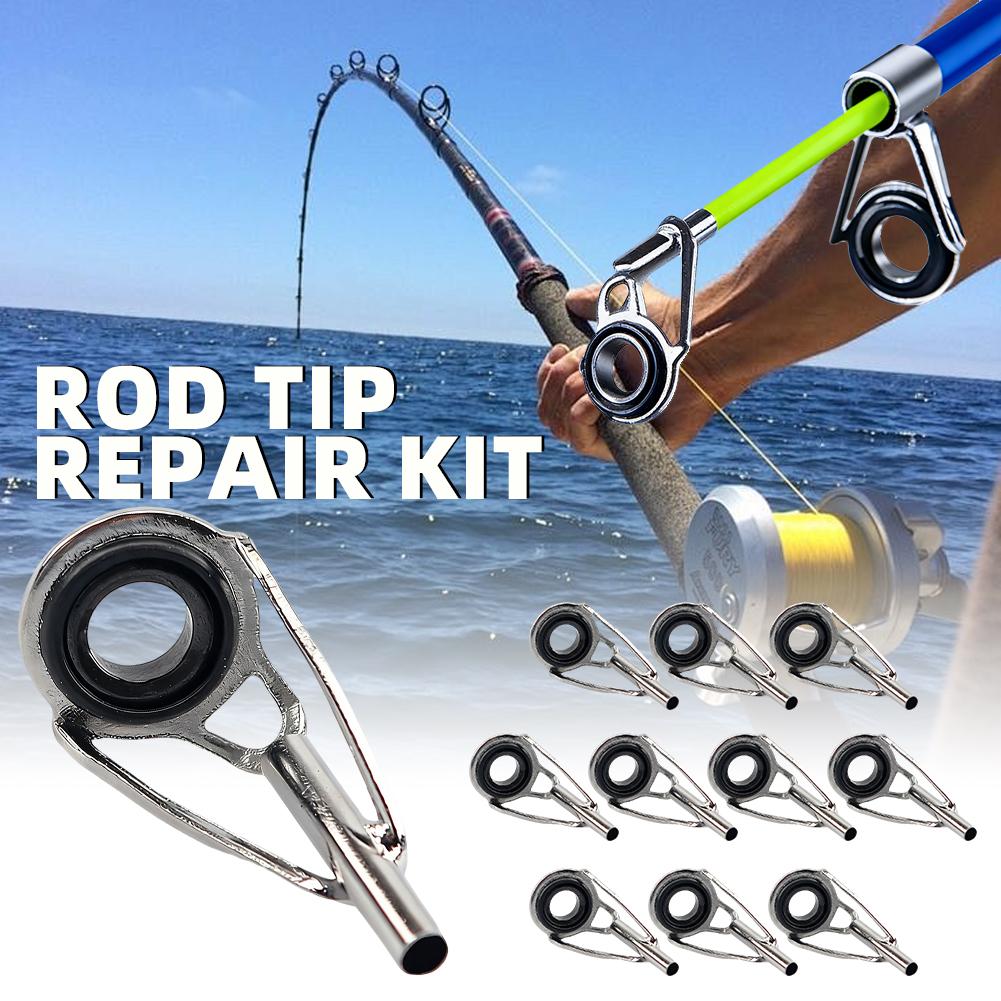 Rod Tip Repair Kit 10pcs Fishi - Fishing Rod Building Kit reseña y precio