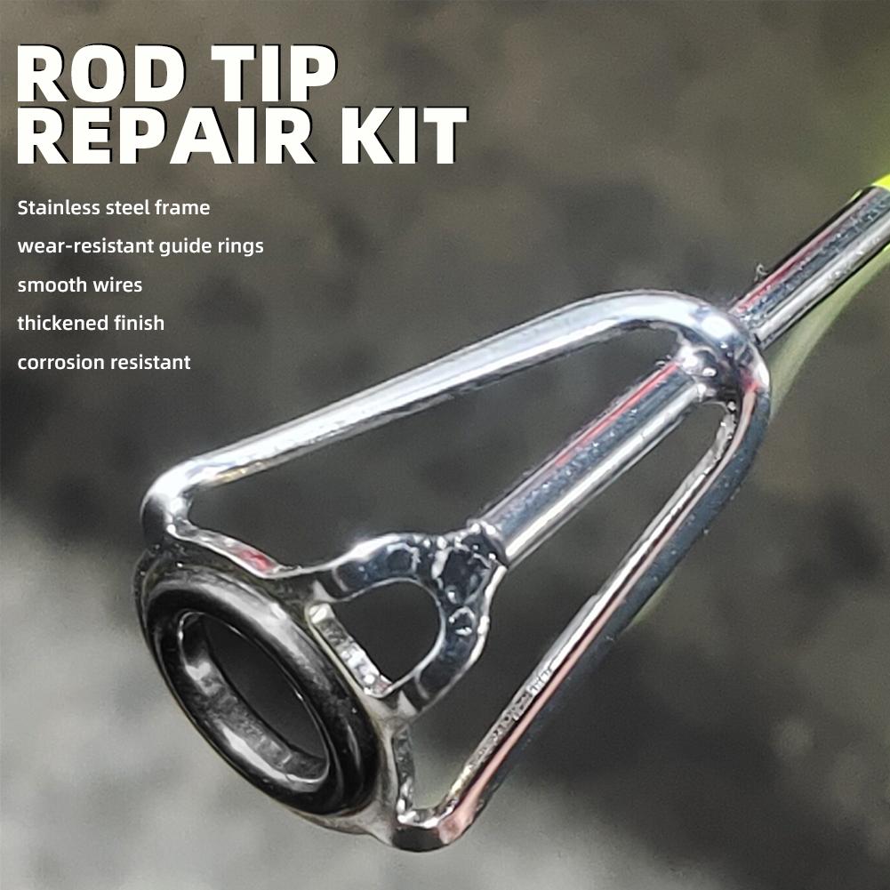 Rod Tip Repair Kit 10pcs Fishi - Fishing Rod Building Kit reseña y precio