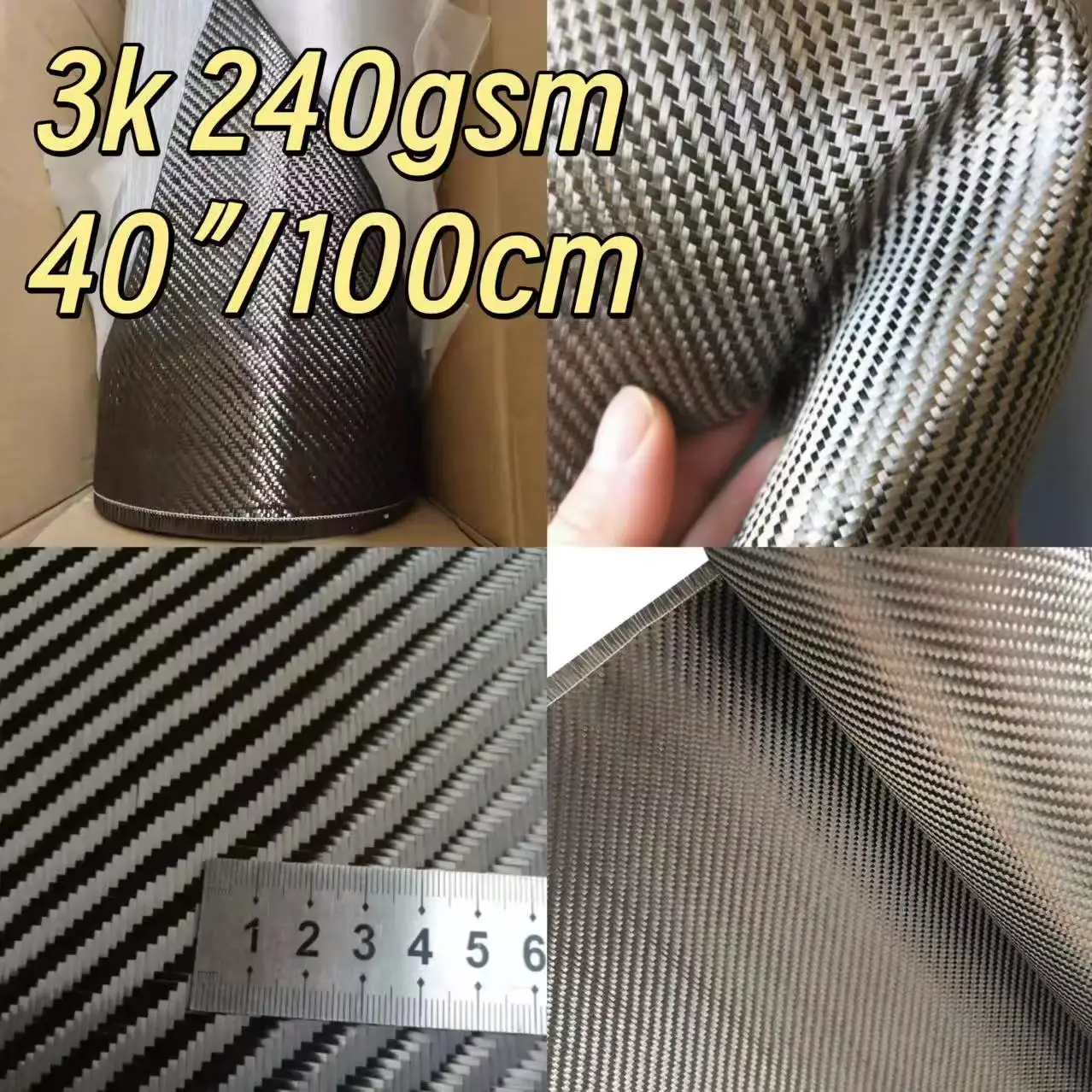 [Grade A+]3K 240gsm Real Carbo - Fishing Rod Carbon Fiber reseña y precio