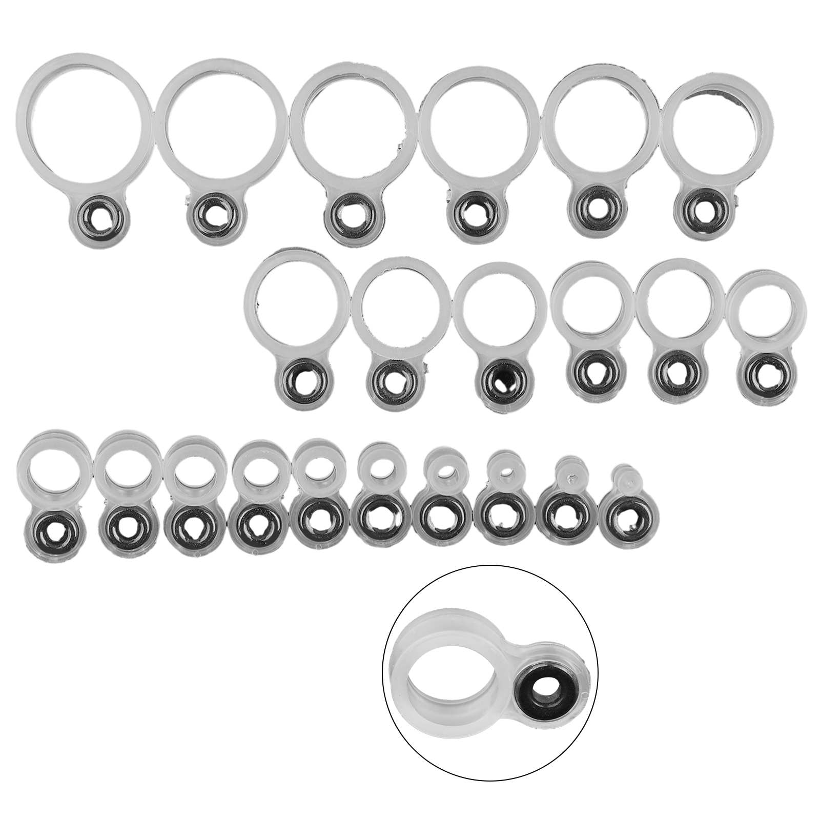 14/22Pcs Fishing Rod Eyelet Re - Fishing Rod Building Kit reseña y precio