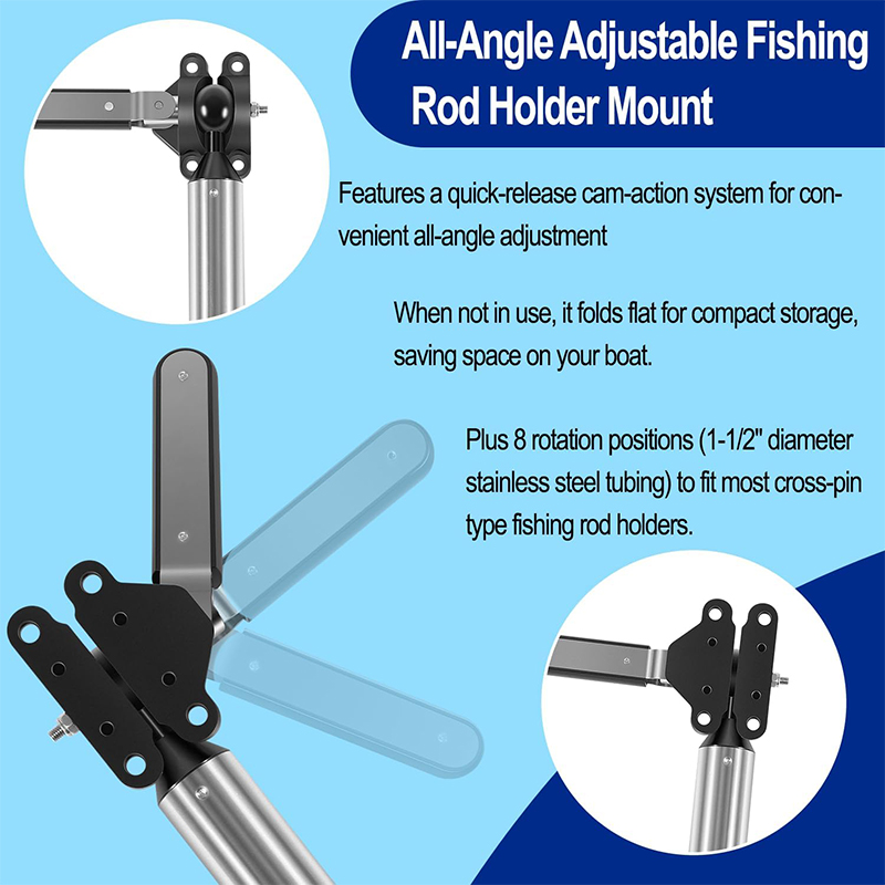 All-Angle Adjustable Fish Rod  - Fishing Rod Holder reseña y precio