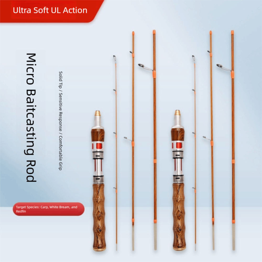 2025 4 Sections Spinning Fishi - Fishing Rod Carbon Fiber reseña y precio