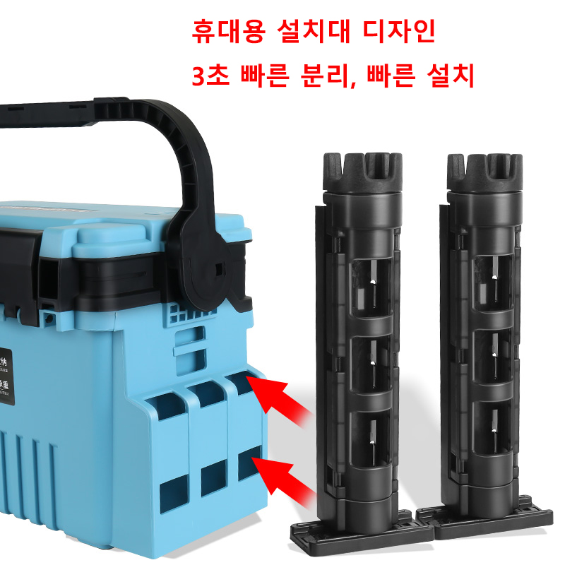 JSFUN Fishing Box Barrel Holde - Fishing Rod Case reseña y precio