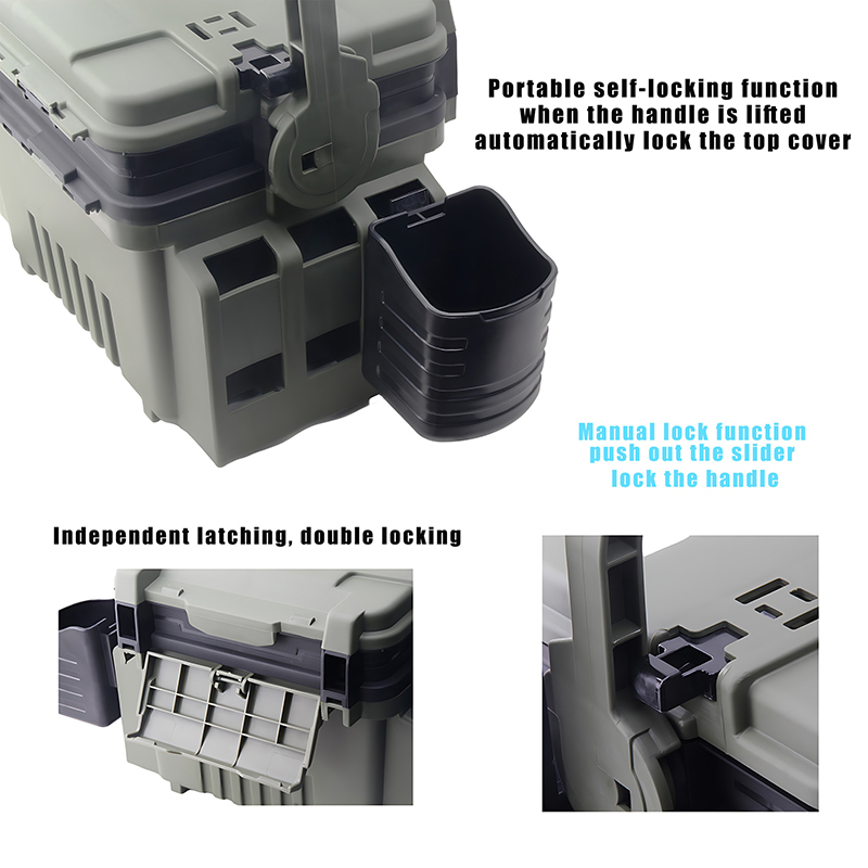 JSFUN Fishing Box Barrel Holde - Fishing Rod Case reseña y precio