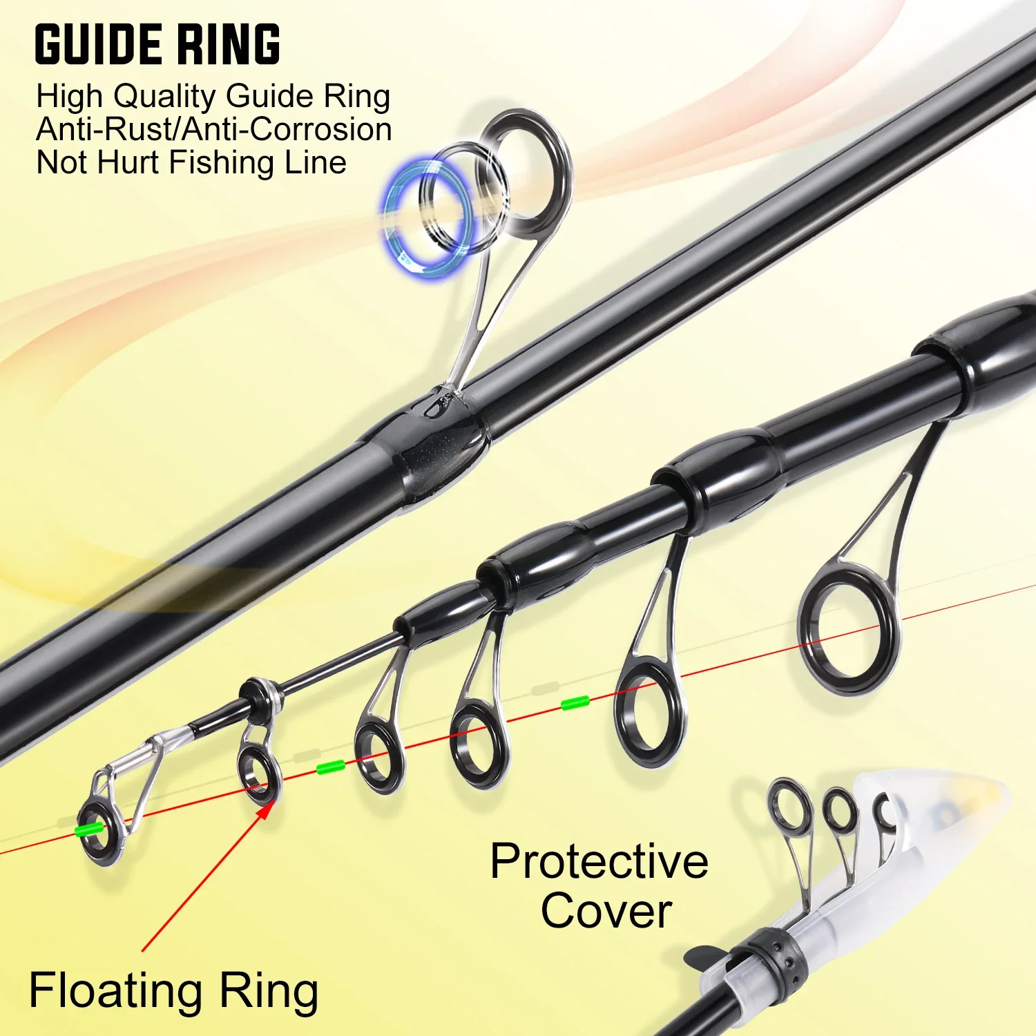 Sougayilang Telescopic Fishing - Fishing Rod Surf reseña y precio