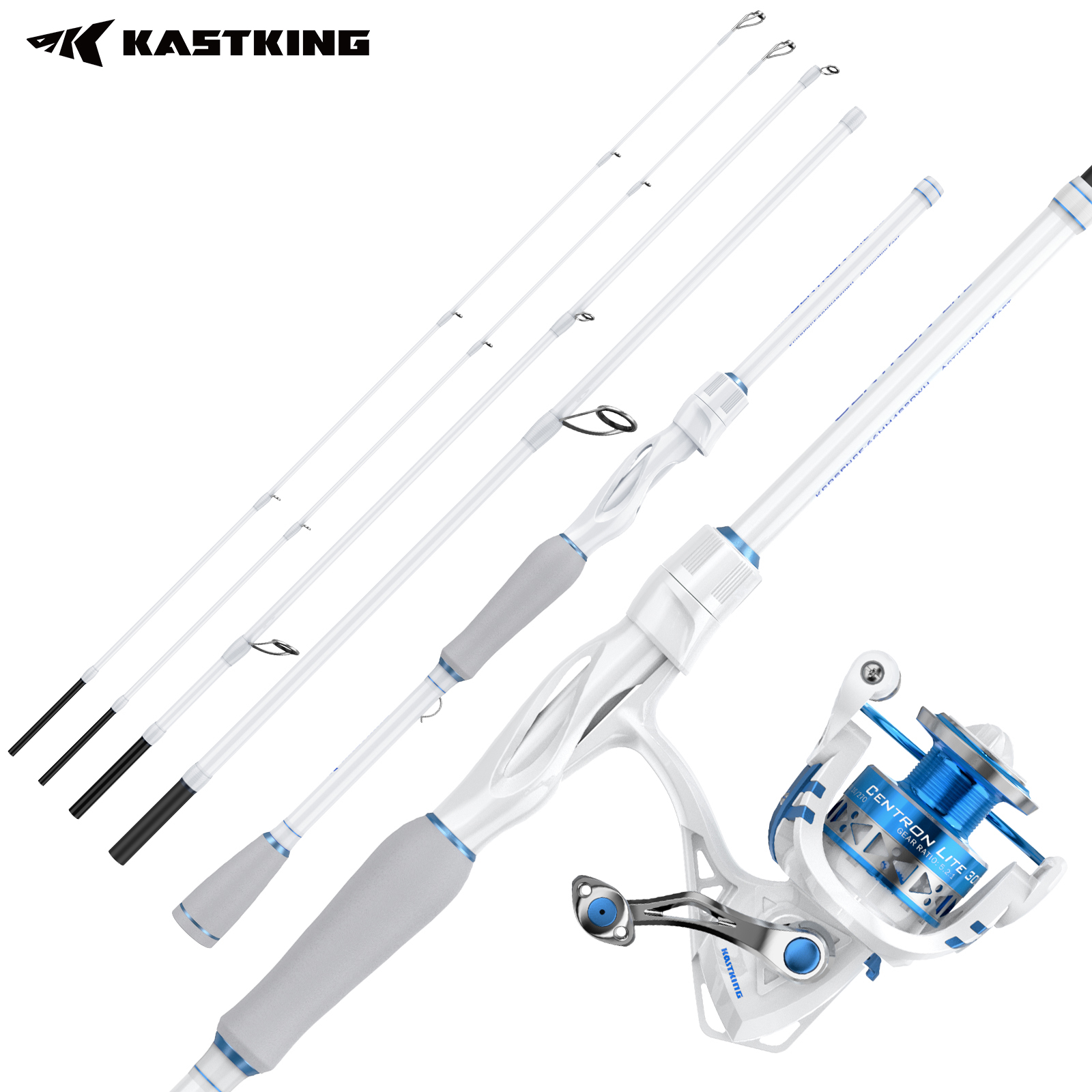 KastKing Centron Lite Travel S - Fishing Rod Combo reseña y precio