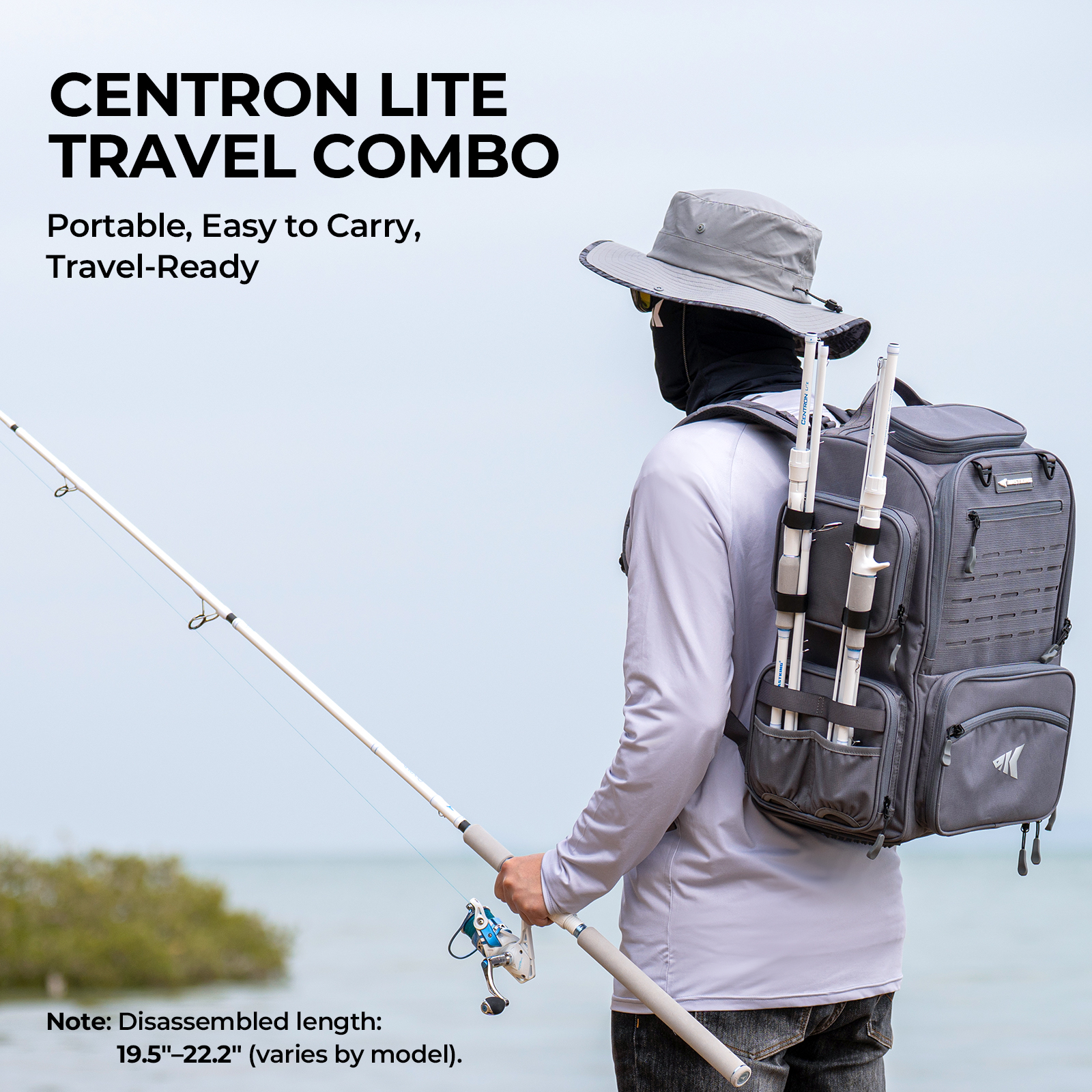 KastKing Centron Lite Travel S - Fishing Rod Combo reseña y precio