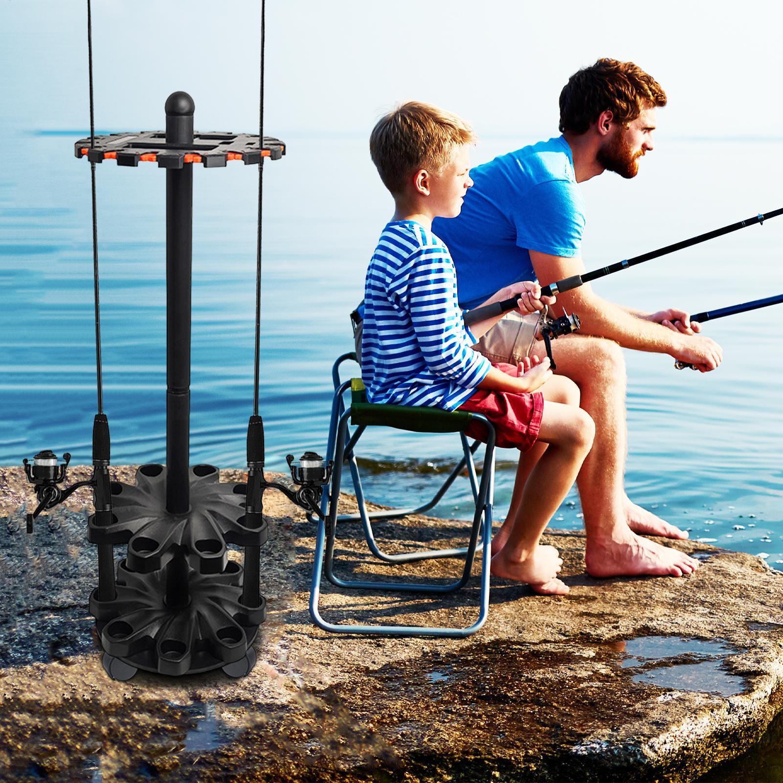 Fishing Rod Racks Angling Pole - Fishing Rod Rack reseña y precio