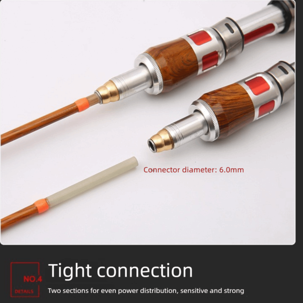 4 Sections Spinning Fishing Ro - Fishing Rod Carbon Fiber reseña y precio