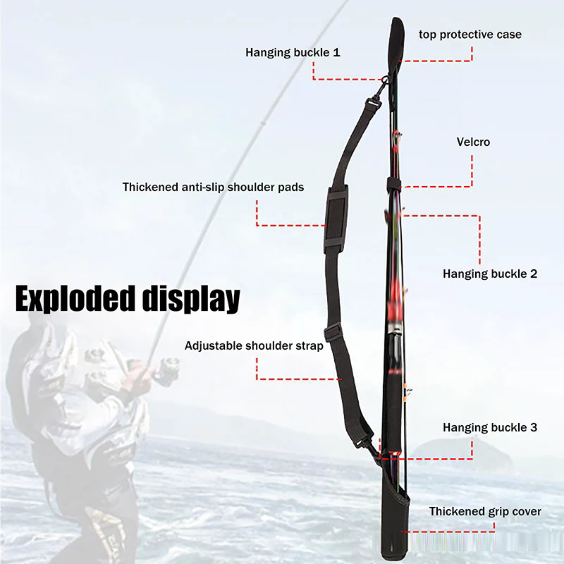 Adjustable Fishing Rod Storage - Fishing Rod Combo reseña y precio