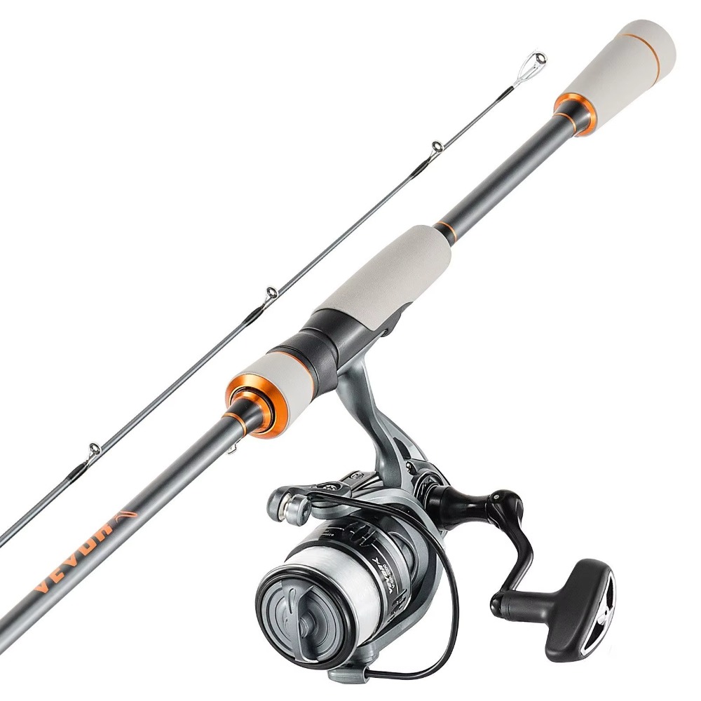 Carbon Fiber Bass Fishing Pole - Fishing Rod Combo reseña y precio