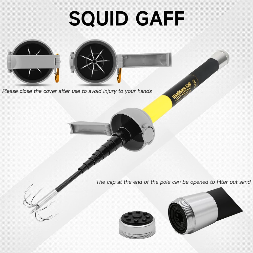 SANLIKE Fishing-Squid Gaff 3M/ - Fishing Rod Carbon Fiber reseña y precio