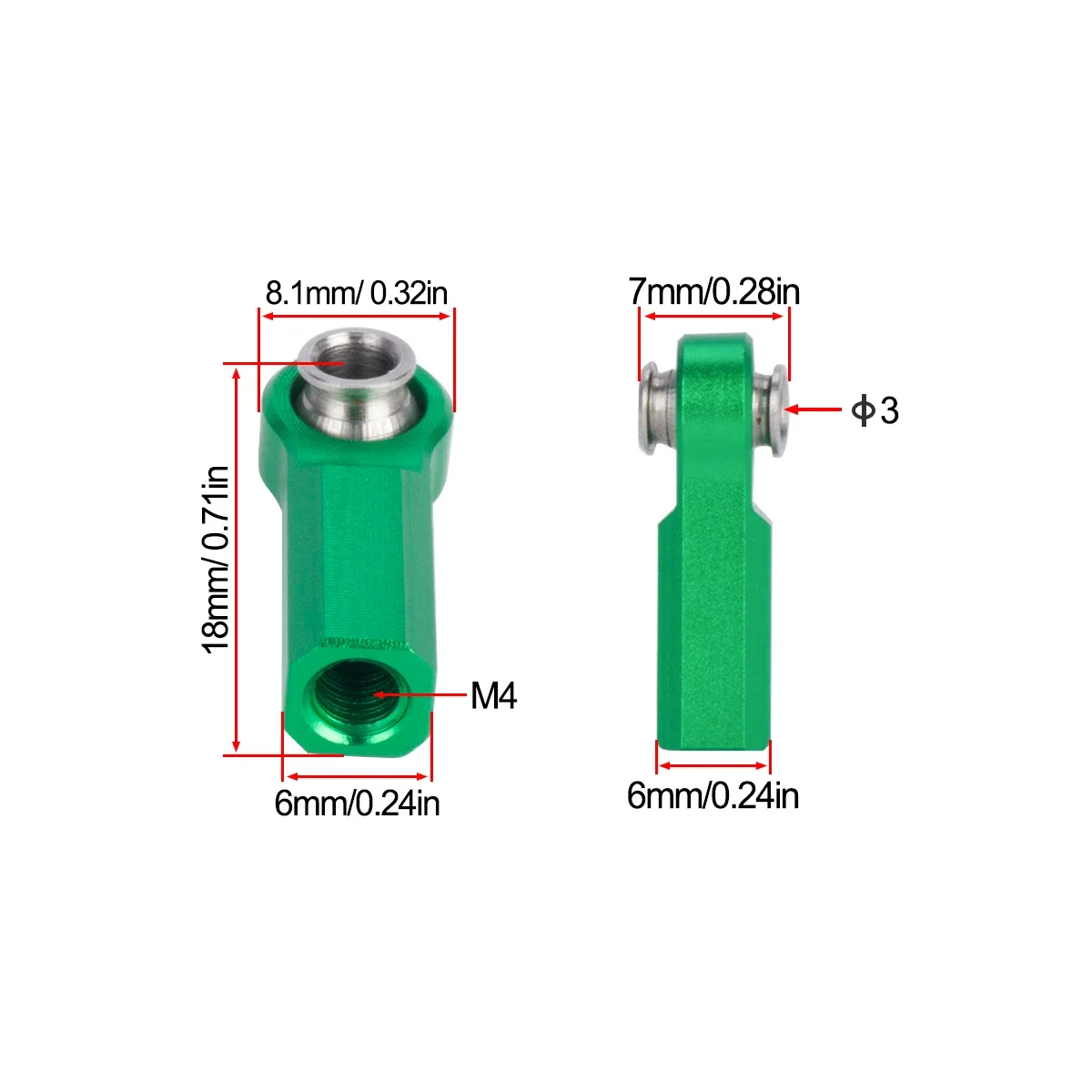 4Pcs M4 Metal Ball Head Holder - Fishing Rod Holder reseña y precio