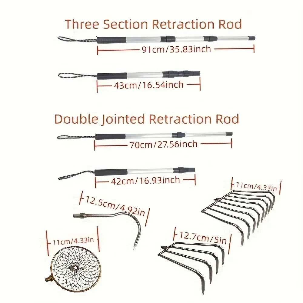 1pc JOOYOO Telescopic Aluminum - Fishing Rod Ice reseña y precio