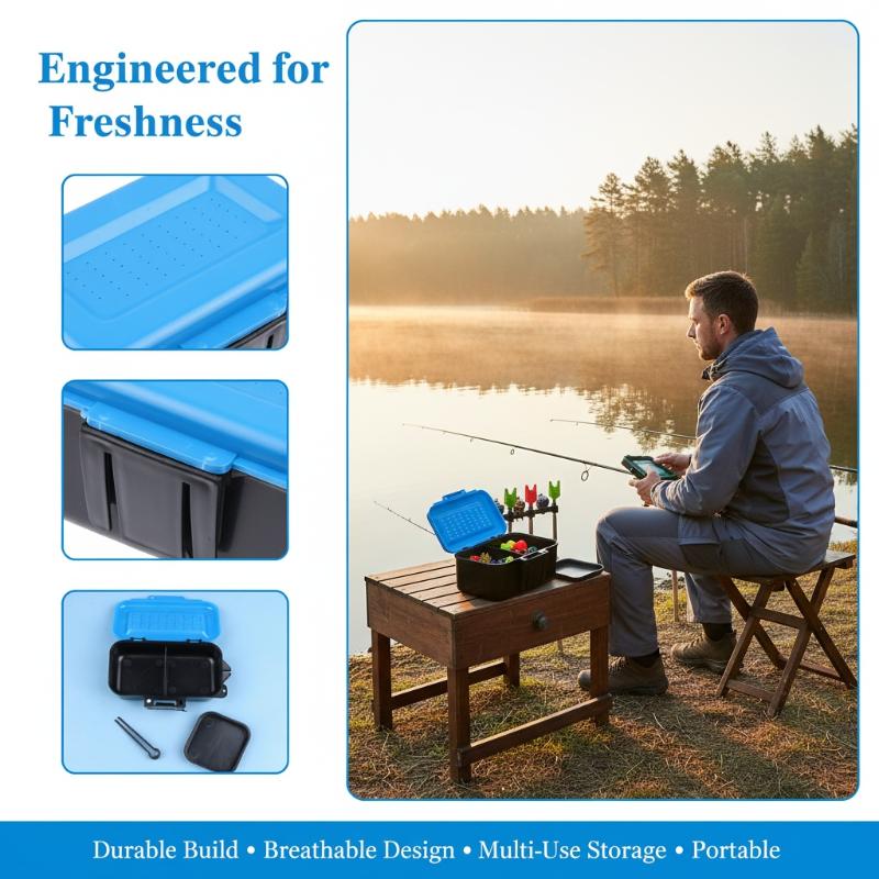 Portable Fishing Lure Box Case - Fishing Rod Case reseña y precio