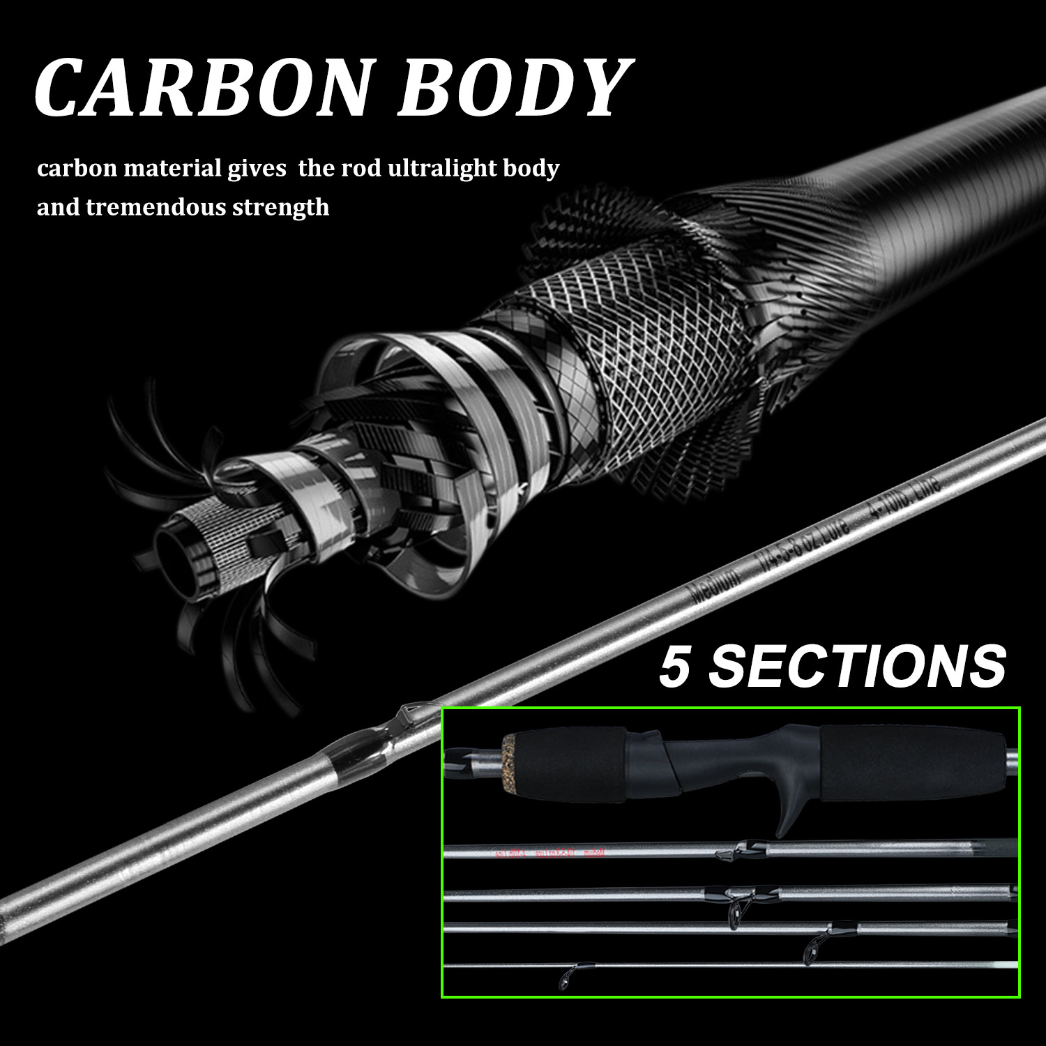 Sougayilang Fishing Rod Combo  - Fishing Rod Carbon Fiber reseña y precio