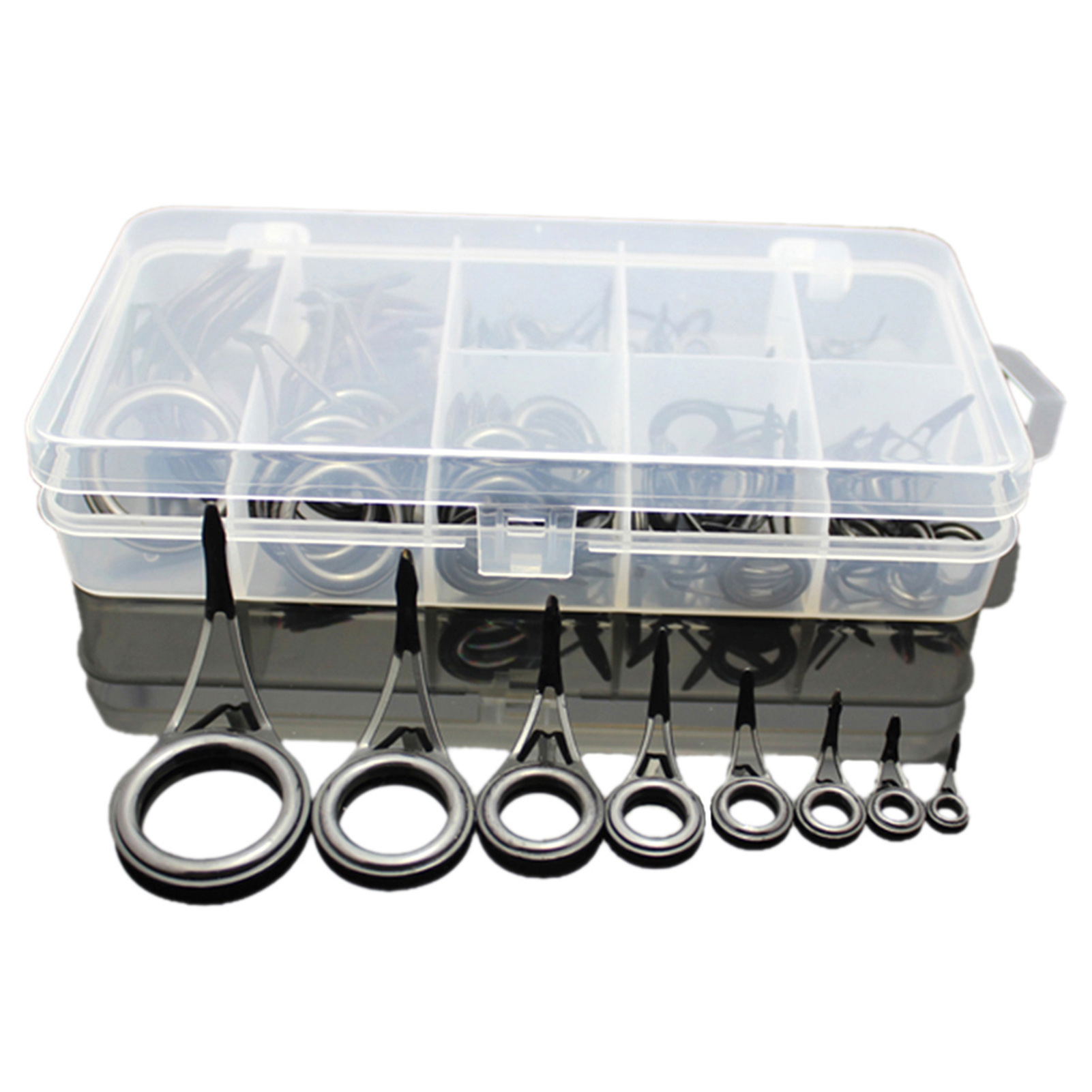 75pcs Various Sizes Fishing Ro - Fishing Rod Guide Replacement reseña y precio