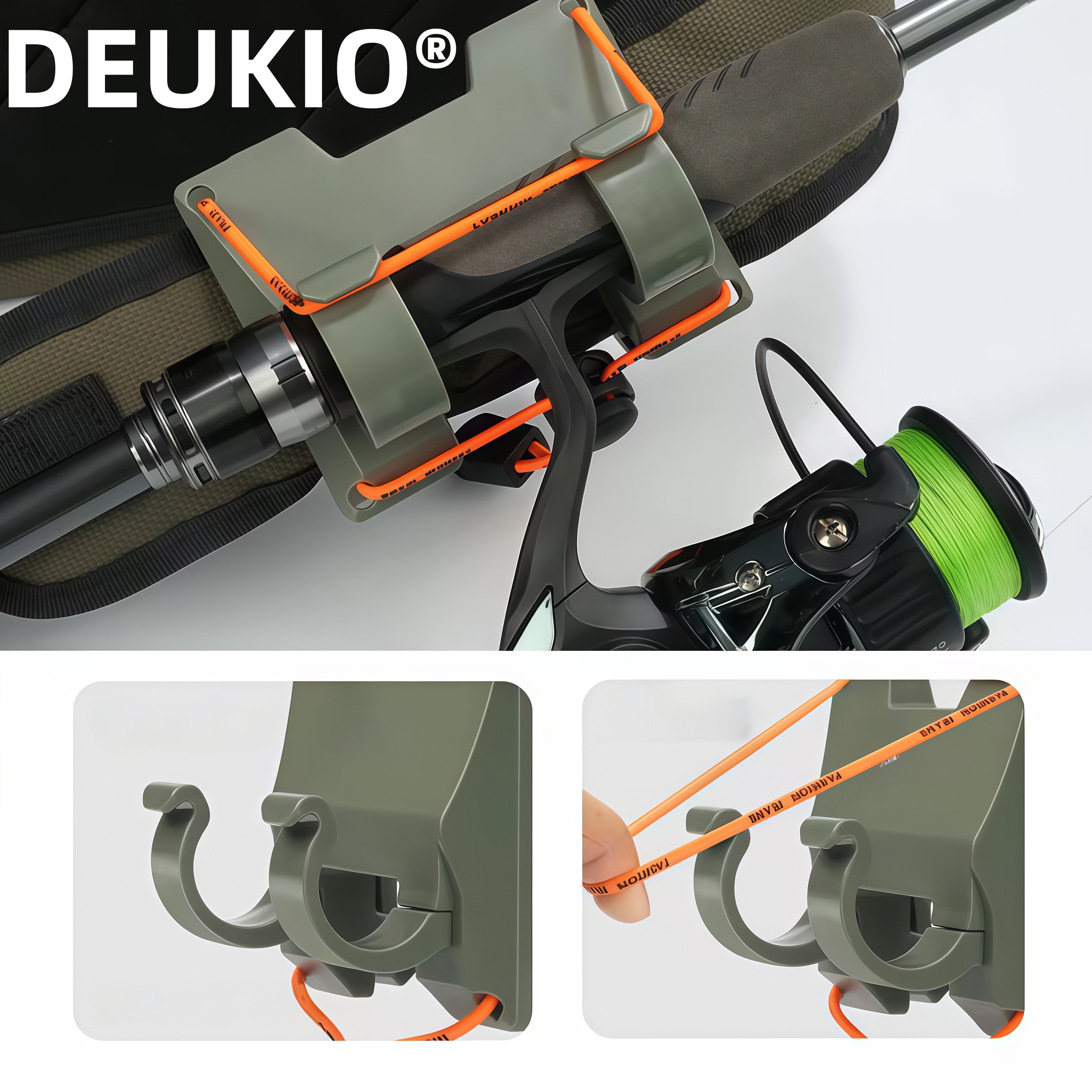 DEUKIO Outdoor Belt Clip Rod H - Fishing Rod Fly reseña y precio