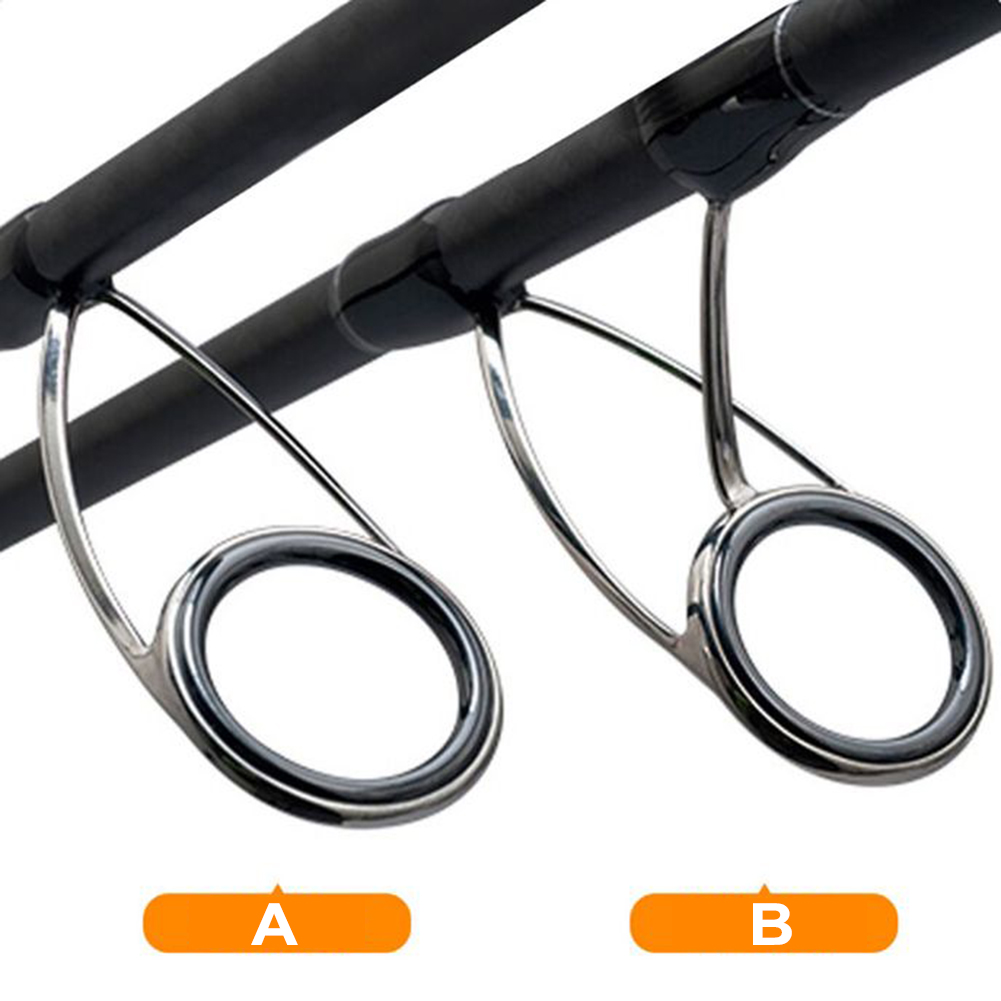 9 Pcs Fishing Rod  Guide Ceram - Fishing Rod Guide Replacement reseña y precio