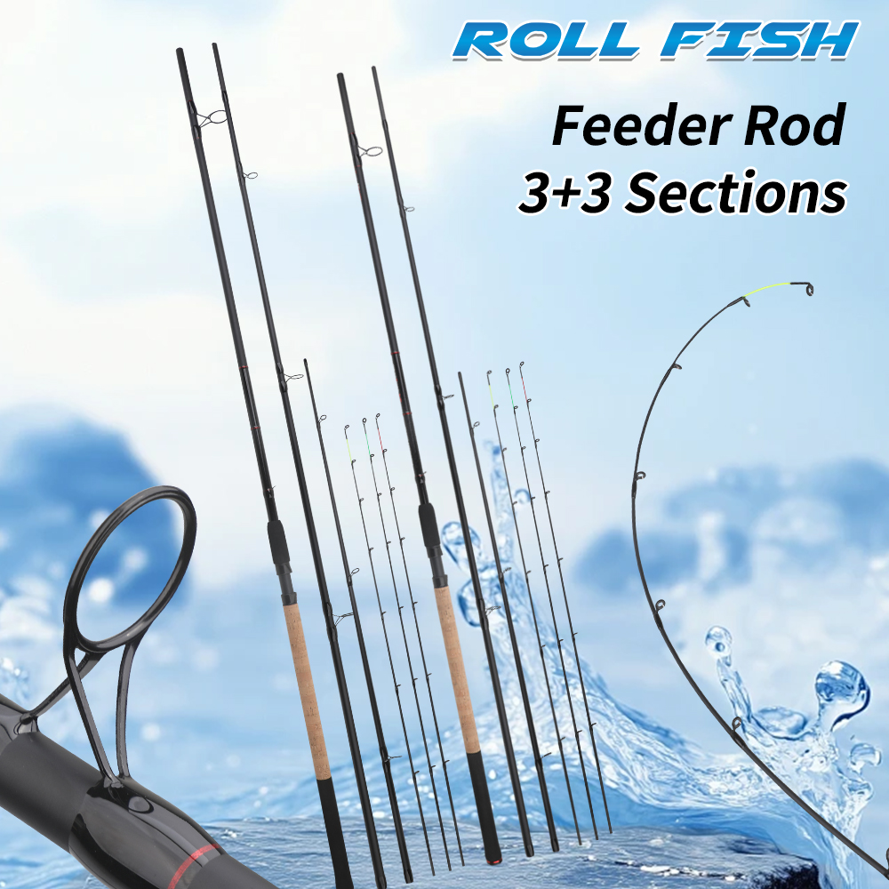 ROLLFISH 3.6m/3.9m Carbon Feed - Fishing Rod Tip Replacement reseña y precio