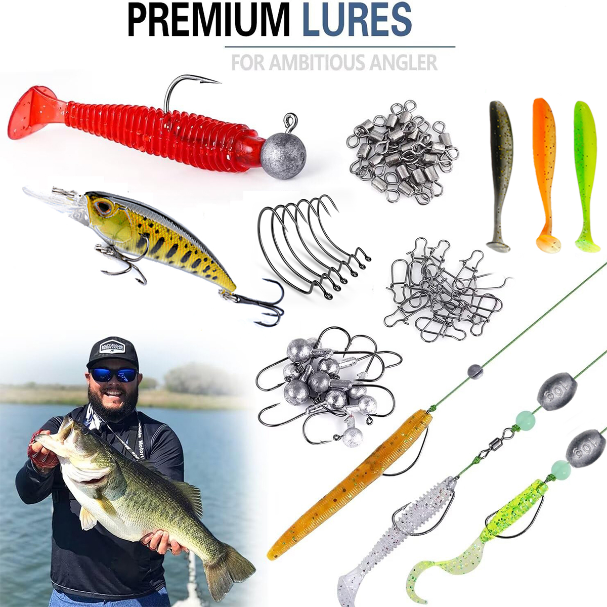 Fishing Pole Set Full Kits Wit - Fishing Rod Spinning reseña y precio