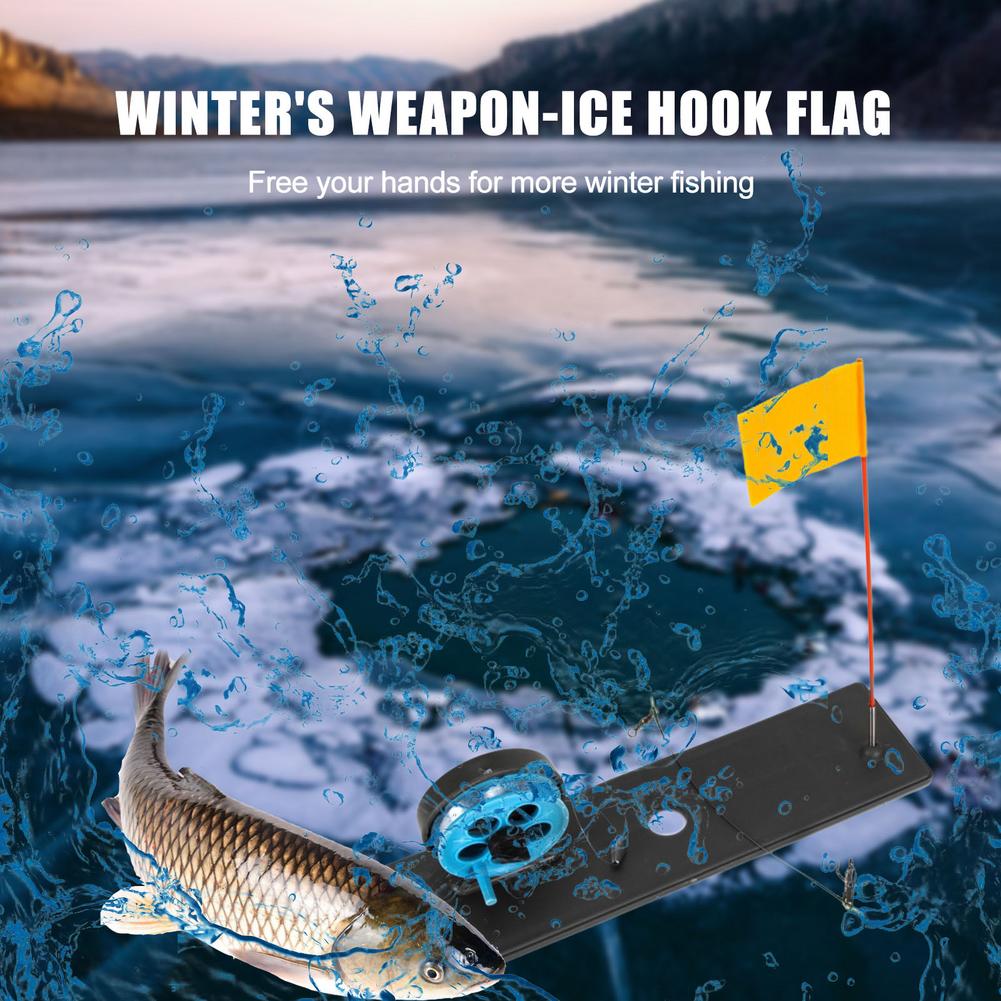 Ice Fishing Rod Tip-up Automat - Fishing Rod Ice reseña y precio